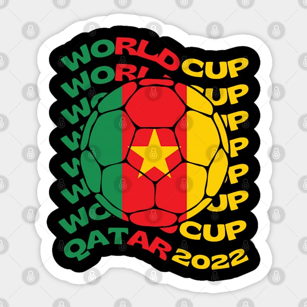 Cameroon Football Sticker by footballomatic